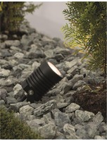 Zápichy - NV 9271492 Venkovní svítidlo s bodcem STAKE černý hliník a sklo LED 10W 3000K 100-240V 24st. IP65 - NOVA LUCE