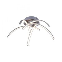 Dekorativní - LD 15340-55 VALERIE LED stropní svítidlo, ocel, 5-ramenné, ohnuté 3000K - LEUCHTEN DIREKT / JUST LIGHT