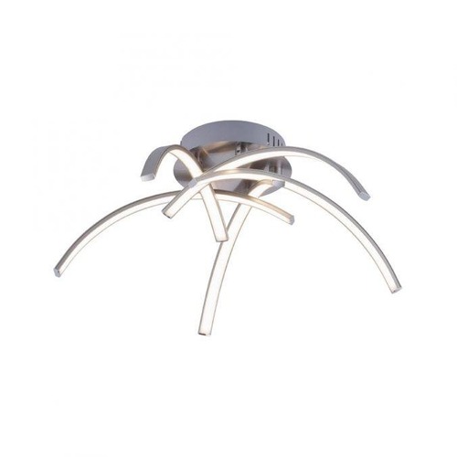 Dekorativní - LD 15340-55 VALERIE LED stropní svítidlo, ocel, 5-ramenné, ohnuté 3000K - LEUCHTEN DIREKT / JUST LIGHT - foto 1