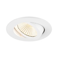 Kruhová - LA 1007435 NEW TRIA® UNIVERSAL 68 stropní vestavné svítidlo, 2500/3000/4000K, 60°, IP 20, kulaté, bílá - BIG WHITE (SLV)