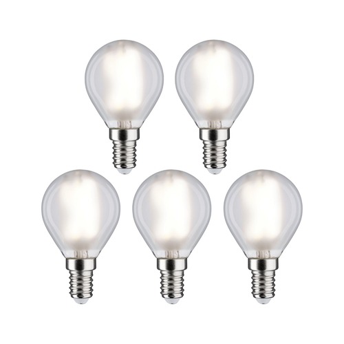 E14 - P 29098 Filament 230V LED kapka E14 5x4,8W 4000K mat - PAULMANN - foto 1