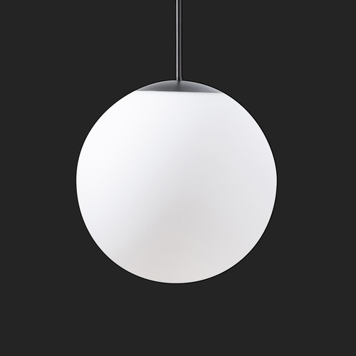 Nouzové osvětlení - OS ADR72018 ADRIA P3 HP závěsné skleněné svítidlo černá / bílá IP40 3000 K 52W LED nouzové kombinované 3 h (původní kód OS 72018) - OSMONT - foto 1