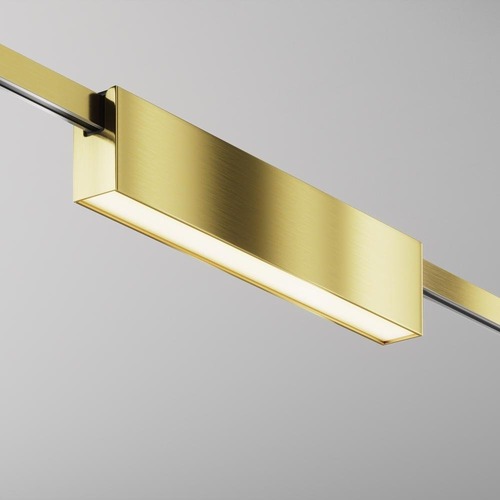Lištové Magnetic Maytoni Flarity - M TR151-1-12W2.7K-BS-DE Svítidlo pro kolejnicový systém Basis 2700K 12W teplá bílá 400lm mosaz hliník Flarity - MAYTONI - foto 1