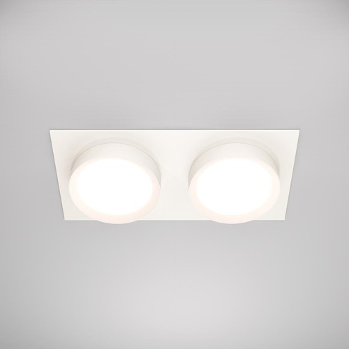 Hranatá - M DL086-02-GX53-SQ-W Vestavné svítidlo Hoop GX53x2 15W IP 20 DL086-02-GX53-SQ-W - MAYTONI - foto 1