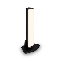 Na stůl - BRILO 7474015 LED nabíjecí stolní lampa, 30 cm, paměť, 7W, 700lm černá - BRILO
