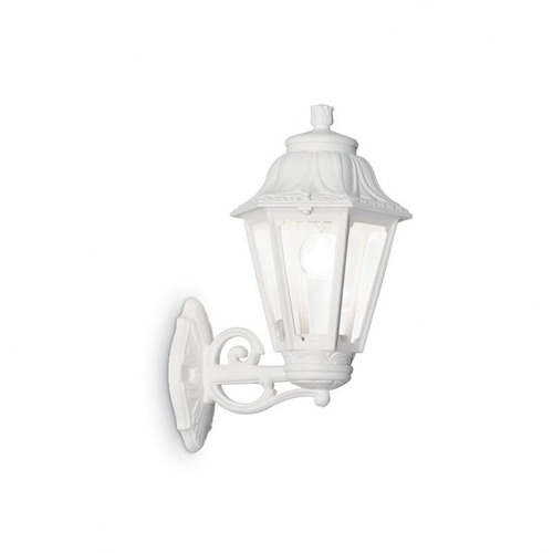 Nástěnná - ILUX 120423 Venkovní nástěnné svítidlo Ideal Lux Anna AP1 big bianco 120423 bílé IP44   - IDEALLUX - foto 1