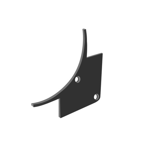 Krytky pro Al profily - SLC S43336 Koncovka pro profil Pro C4 černá 2x - TLG - foto 1