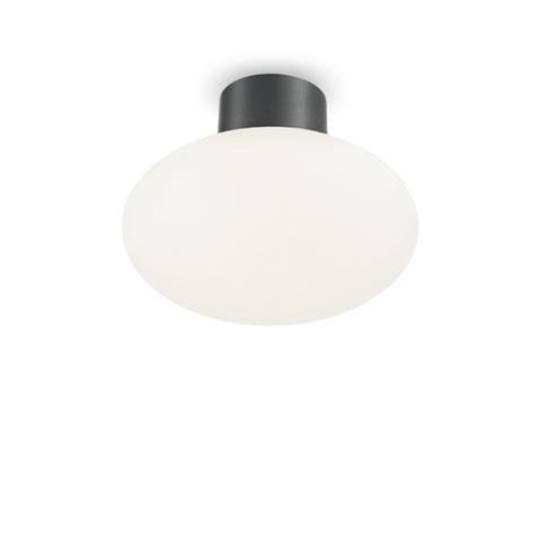 Přisazená - ILUX 148861 Venkovní stropní přisazená základna Ideal Lux Clio MPL1 Antracite 148861 E27 1x60W IP44 9cm antracitová - IDEALLUX - foto 1