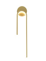 LED nástěnné svítidla - LED stropní / nástěnná lampa 10W Satin Gold