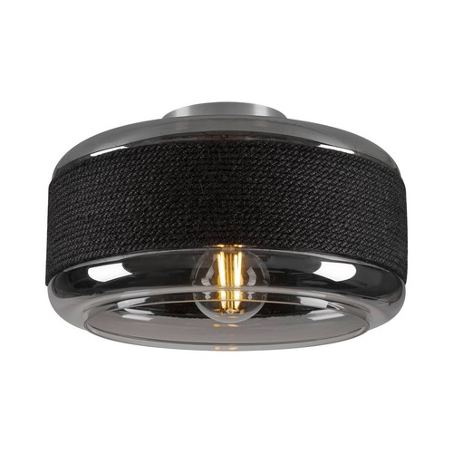 Dekorativní - LA 1007590 PANTILO ROPE 27 nástěnné a stropní přisazené svítidlo, cylindrické, 1x max. 15 W E27, stříbrné - BIG WHITE (SLV) - foto 1