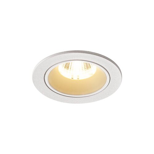 Kruhová - LA 1003812 NUMINOS® DL S vnitřní LED zápustné stropní svítidlo bílá/bílá 3000 K 55° včetně listových pružin - BIG WHITE (SLV) - foto 1