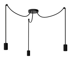 Vícečetná - IMPR 930965 Závěsné svítidlo Segula Spyder pro designové žárovky 3x E27 - LIGHT IMPRESSIONS