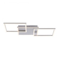 Hranatá - LD 14003-55 IVEN LED stropní svítidlo, barva ocel, 3-ramenné, otočné, hranaté, moderní 3000K - LEUCHTEN DIREKT / JUST LIGHT