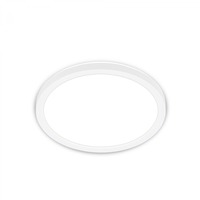 Kruhová - BRILO 7515416 Tava LED stropní svítidlo, ploché, přímé a nepřímé osvětlení, 1900 lm, 16 W, bílé, kruhové 24 cm - BRILO