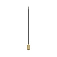 Sestavte si sami - LA 1010421 FITU PD E27, žebrovaný, závěsné svítidlo, délka závěsu 500 cm, otevřená koncovka kabelu, 1 x max. 15 W, zlatá - BIG WHITE (SLV)