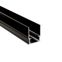 Al profily k zapuštění - IMPR 970802 Deko-Light Combo montážní profil do betonu 3 m, černá