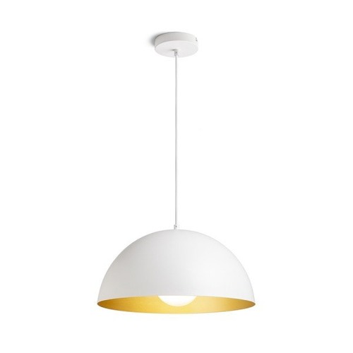 Polokoule - RED R14112 GLADYS 40 závěsná bílá/zlatá 230V E27 30W - RED - DESIGN RENDL - foto 1