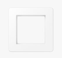 Vypínače a zásuvky - JU AF581BFWW Rámeček sněhobílý matný AF 581 BF WWM - JUNG