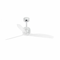 Ventilátory - FARO 33394D DECO FAN M, chrom, stropní LED ventilátor s DC motorem - FARO
