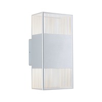 Nástěnná - P 71253 LED nástěnné svítidlo Tharin IP44 3000K 120x250mm 2x3,7W stříbrná - PAULMANN