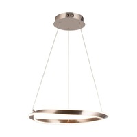 Kruhová - ZUMA 003064-026700 MD9190-1S-3NT GIRONA závěsné svítidlo nikl - ZUMALINE