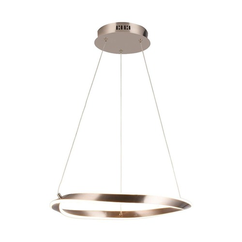 Kruhová - ZUMA 003064-026700 MD9190-1S-3NT GIRONA závěsné svítidlo nikl - ZUMALINE - foto 1