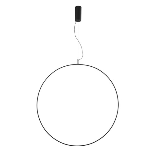 Kruhová - FAN LED-TOORX-S100-NER Závěsné svítidlo LED TOORX černá 50 W 5630lm CCT pr.100x270 cm - FANEUROPE - foto 1