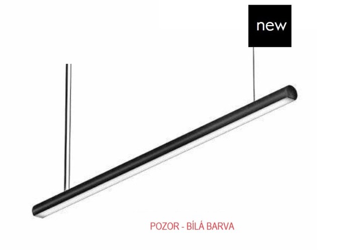 Podélná - BPM 210003.06.PN.WH-WH.OP.ST.9.30.UP AKCE - Závěsné svítidlo LINGGO MINI bílé 35W (down 4770lm) + 10W (up 685lm) Ra90 3000K - BPM - foto 1