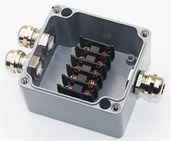 Spotřební materiál a příslušenství - Vodotesný hliníkový box svorkovnice IP68 - 3 terminály