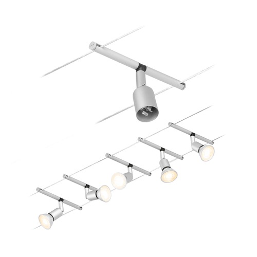 Sady - P 94442 Lankový systém Salt matný chrom 5 spotů bez zdroje světla max. 10W GU5,3 DC 60VA - PAULMANN - foto 1