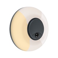 Nástěnná - P 94956 LED venkovní nástěnné svítidlo Aureva pohybové čidlo IP65 kruhové 220mm 2200 - 4000K 20,5W 230V antracit/bílá polykarbonát - PAULMANN