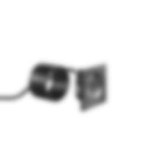 Zapuštěná - FAN INC-ONYX-Q1C NERO Schodišťové světlo Onyx (čtvercové, černá) LED 2 W, 430 lm, 3000 K, IP54, 8 x 8 x 4,8 cm - FANEUROPE - foto 1