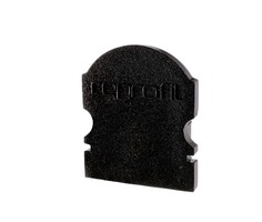 Krytky pro Al profily - IMPR 980012 Koncovka L-AU-02-10 černá 16 mm 2 ks - LIGHT IMPRESSIONS