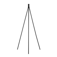 Stojací lampy - LA 155490 Stojací lampa FENDA E27, černá matná, bez stínítka - BIG WHITE (SLV)