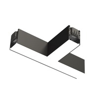 Liniové CLICK - SLC SLC9527 LED svítidlo Click T-spojka levá černá 1540lm 3000/4000K Ra90 DALI IP20 - TLG
