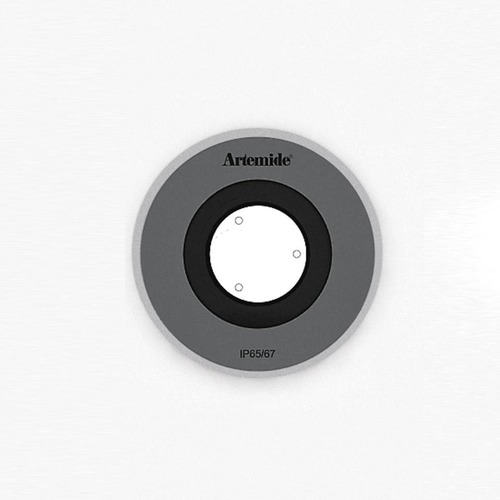 Zapuštěná - AR T42011ELPTW00 Ego Flat 90 downlight kruh EL 3000K Inox IK10 - ARTEMIDE - foto 1