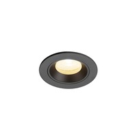 Kruhová - LA 1009289 NUMINOS® XS Stropní vestavné svítidlo, 3000 K, 20°, IP20, kulaté, černé - BIG WHITE (SLV)