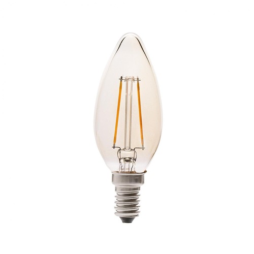 E14 - FARO 17427 LED žárovka svíčka filament AMBER E14 2W 2200K - FARO - foto 1