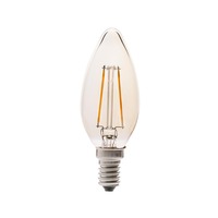 E14 - FARO 17427 LED žárovka svíčka filament AMBER E14 2W 2200K - FARO