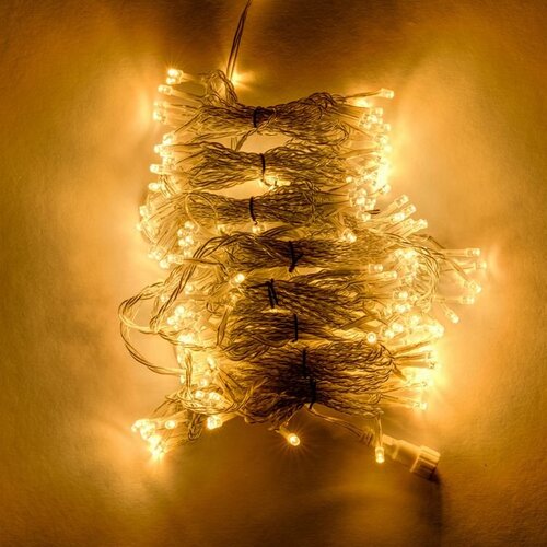 Závěsy a sítě - DLED LWC22W DecoLED LED světelná záclona HOBBY LINE, 2x2m, teple bílá, 200 diod LWC22W - foto 1