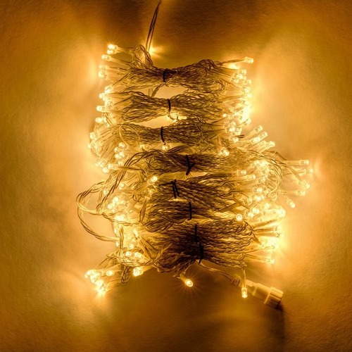 Závěsy a sítě - DLED LWC22W DecoLED LED světelná záclona HOBBY LINE, 2x2m, teple bílá, 200 diod LWC22W - foto 1