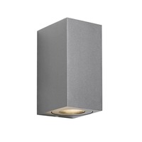 Nástěnná - NOR 49731010 Venkovní nástěnné svítidlo Canto Maxi Kubi 2 2x28W GU10 šedá čirá - NORDLUX