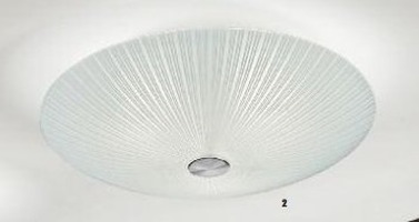 Kruhová - OR DL 7-533/30 Stropní svítidlo 2x60W E27 chrom/sklo, pr.30cm, výška 10cm - ORION