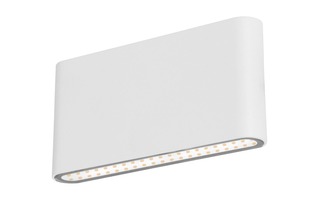 Nástěnná - CEN FRMB-129030 Fasádní LED FORMA bílé oboustranné 12W 230V 3000K 820Lm 120d 175x90mm IP54  - CENTURY