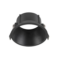 Kruhová - LA 1007452 NEW TRIA® 95 kroužek pro vestavbu do stropu, prohloubený, D: 10,3 H: 5,5 cm, IP 20, černá - BIG WHITE (SLV)