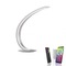 Stolní lampy dekorační - PN 4425-55 Q-VITO LED stolní lampa v barvě oceli v zakřiveném designu s nastavitelnou barvou světla Smart Home ZigBee 2700-5000K - PAUL NEUHAUS