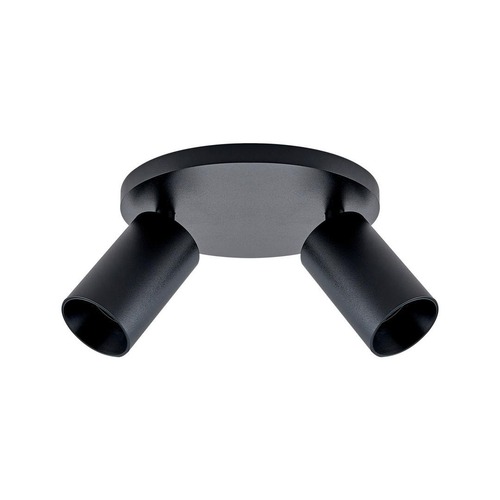 Bodová - IMPR 348254 Deko-Light stropní přisazené svítidlo Can Tilt kulaté, 2x 7,5 W GU10, černá - LIGHT IMPRESSIONS - foto 1