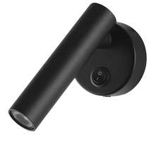 LED nástěnné svítidla - LED světlo kabinetu 2W s přepínačem ON / OFF Black