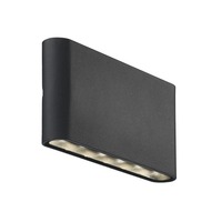 Nástěnná - NOR 84181003 Venkovní nástěnné svítidlo Kinver 1x6W LED černá - NORDLUX