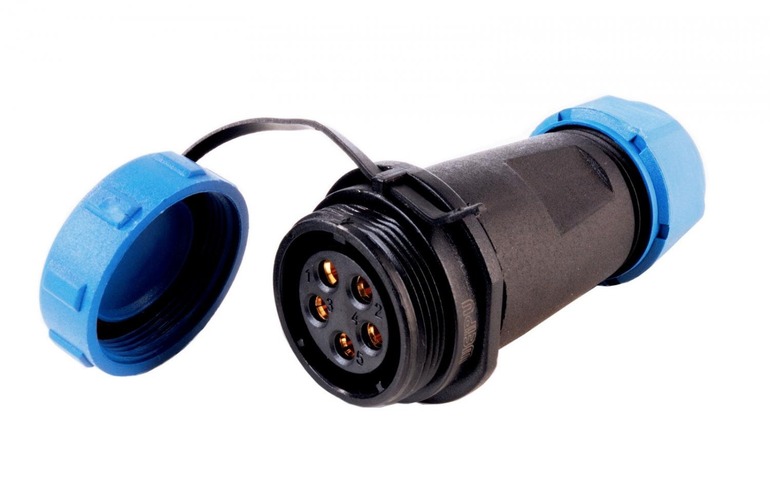 Příslušenství - IMPR 940056 Deko-Light Weipu HQ 12/24/48V zásuvka 5-pólový  - LIGHT IMPRESSIONS - foto 1